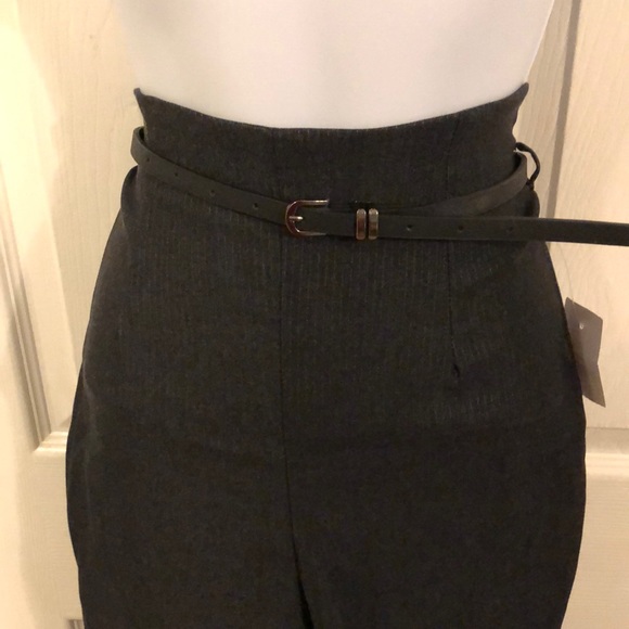 High waisted stretchy business skinny pants size L - Picture 3 of 6